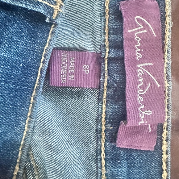 Gloria‎ Vanderbilt Classic Rise Tapered Leg Blue Women's Jeans Size 8P - Picture 13 of 14